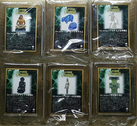 UHA 27022 味覺糖 收藏俱樂部 古代文明編 第三彈 圖坦卡門國王 黃金寶座 香水瓶 戰車座椅雕像 跪著的圖特摩斯三世雕像 奈費爾特女王雕像 黃金荷魯斯鳥神頭像 坐著的抄寫員 河馬 刺猬 女神阿爾忒彌斯雕像 古迪亞坐像 伊什塔爾女神像 四羊銅方尊 基本版 盒蛋套裝 MIKAKUTO COLLECT CLUB ANCIENT CIVILIZATION III BASIC SET (BUY-CW)