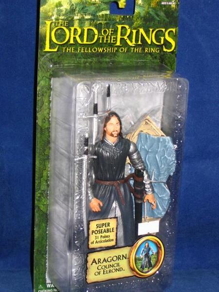 TOY BIZ 魔戒 魔戒現身 亞拉岡 LORD OF THE RINGS FELLOWSHIP OF THE RING ARAGORN COUNCIL OF ELROND (LOTR-81631) b5604237
