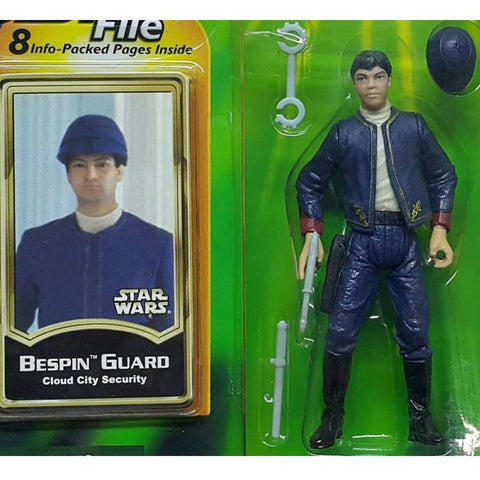 HASBRO 星球大戰 STAR WARS POWER OF THE JEDI JEDI FORCE FILE BESPIN GUARD CLOUD CITY SECURITY 84638 (PA0)