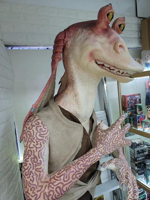 star wars jar jar binks 1/1 gaint figure  星球大戰