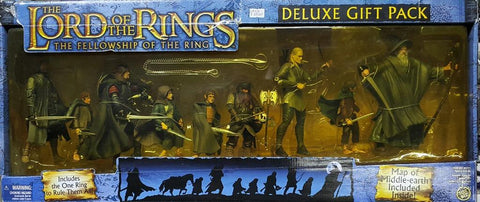 TOY BIZ 81271 魔戒首部曲 魔戒現身 佛羅多·巴金斯 甘道夫 亞拉岡 勒苟拉斯 金靂 波羅莫 山姆·詹吉 梅里 皮聘 THE LORD OF THE RINGS THE FELLOWSHIP OF THE RING DELUXE GIFT PACK FRODO BAGGINS GANDALF THE GREY ARAGORN LEGOLAS GIMLI BOROMIR SAMWISE GAMGEE MERRY & PIPPIN (LOTR)