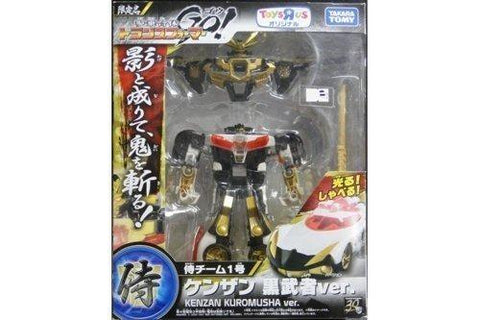 TAKARA TOMY TRANSFORMERS GO KENZAN KUROMUSHA 變形金剛 參乘合體GO 玩具反斗城限定品 黑武者 49348