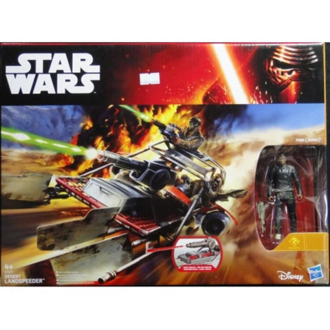 HASBRO 星球大戰 STAR WARS FINN JAKKU WITH DESERT LANDSPEEDER B3674(PIU/P145-60)