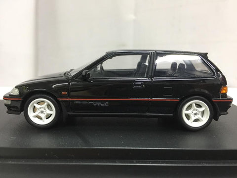 Hobby JAPAN MARK 43 1/43 Honda CIVIC EF9 SIR II with 無限 RNR Wheel Black Metallic (PM4396MBK) (04907) (PIU100)