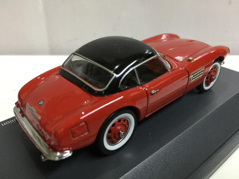 SCHUCO 1/43 BMW 507 WITH HARDTOP RED BLACK (02034) (PIU100)