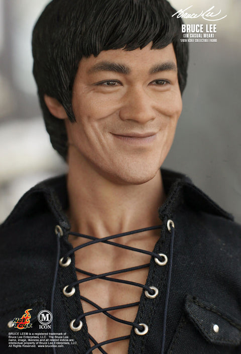 1:6 HOT TOYS M-ICON BRUCE LEE IN CASUAL WEAR 李小龍 便服版 17383 (ELT-78-700) b32300772