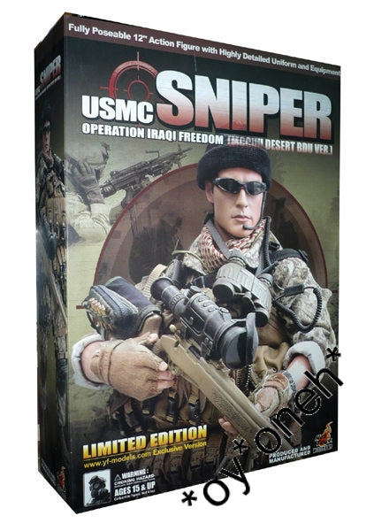 1/6 HOT TOYS USMC SNIPER (MCCUU DESERT BDU) 12吋公仔 (PIU1200)1118164547