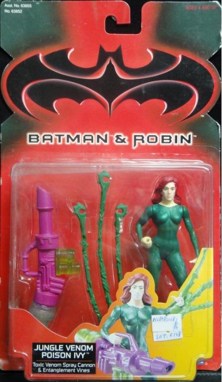 KENNER 蝙蝠俠與羅賓 毒藤女 BATMAN AND ROBIN JUNGLE VENOM POISON IVY WITH TOXIC VENOM SPRAY CANNON AND ENTANGLEMENT VINES63852 (倉)