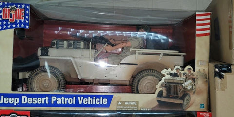 Hasbro 1/6 gi joe jeep desert patrol vehicle軍車