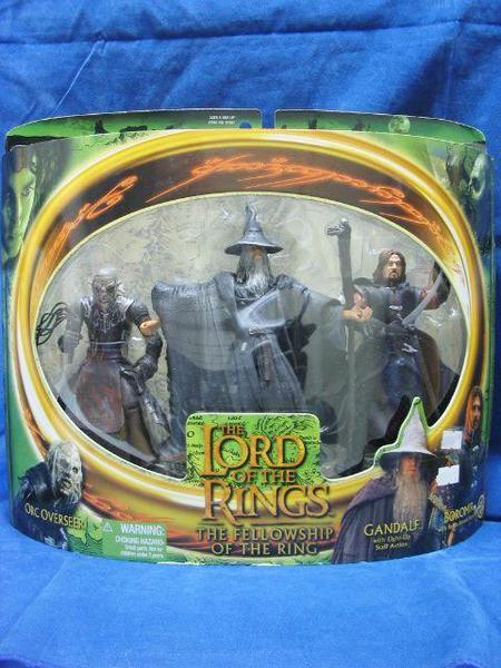 TOY BIZ 魔戒 甘道夫 波羅莫 套裝 LORD OF THE RINGS FELLOWSHIP OF THE RING ORC OVERSEER GANDALF BOROMIR (LOTR-81067) b5644957