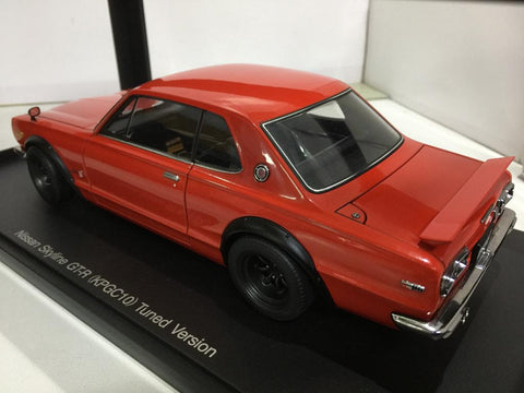 AUTOART 1/18 NISSAN SKYLINE GT-R (KPGC10) TUNED VER. RED (77444) (PIU300)