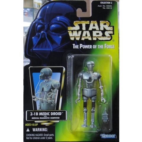 KENNER 星球大戰 STAR WARS POWER OF THE FORCE 2-1B MEDIC DROID W/ MEDICAL DIAGNOSTIC COMPUTER 69618 (PA0)