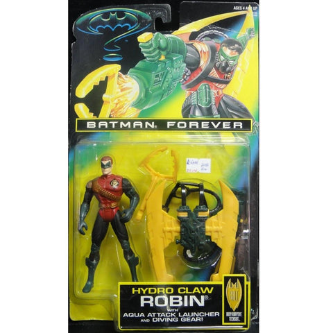 KENNER 64145 新蝙蝠俠 不敗之謎 羅賓 BATMAN FOREVER HYDRO CLAW ROBIN WITH AQUA ATTACK LAUNCHER & DIVING GEAR (倉)