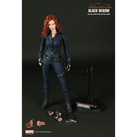 HOT TOYS MMS124 黑寡婦 鐵甲奇俠 MARVEL STUDIOS IRON MAN 2 BLACK WIDOW 1/6 ACTION FIGURE 全新開封品 PIU/FL750SL
