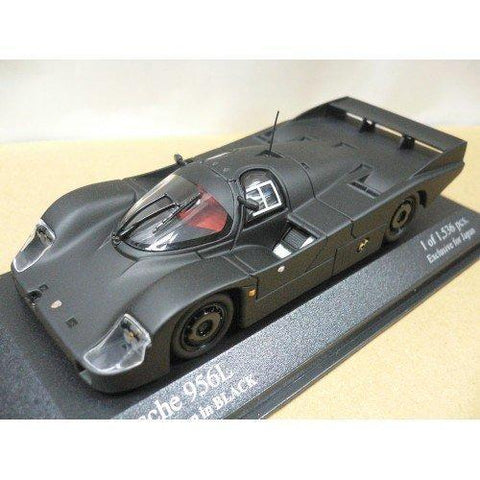 MINICHAMPS KYOSHO 1/43 PORSCHE 956L HOMOLOGATION IN BLACK (08059) (PIU104)