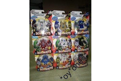 HASBRO TRANSFORMERS BOT SHOTS BATTLE GAME SERIES 1 & SUPER BOT 變形金剛一套18件 (PIU-18S)