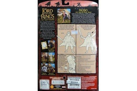 TOY BIZ 81153 魔戒 THE LORD OF THE RINGS THE TWO TOWERS FRODO WITH STING SWORD ELIJAH WOOD (LOTR)