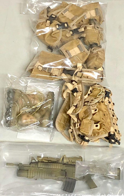 TOY SOLDIER 玩具士兵工作室US NAVY SEAL RIFLEMAN / GRENADIER DESERT VERSION SUPER DELUXE GEAR SET FOR 1/6 WARRIOR FIGURE (ELT-24-479)