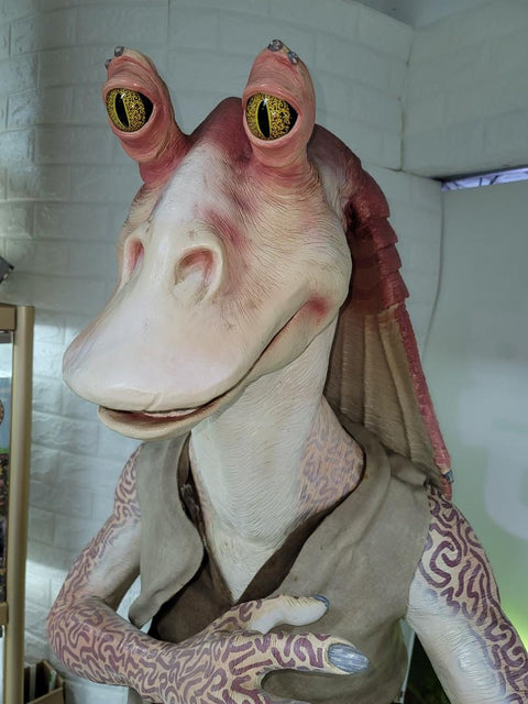 star wars jar jar binks 1/1 gaint figure  星球大戰