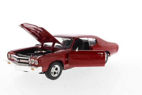 JOHNNY LIGHTNING 1/18 FAST & FURIOUS 1970 CHEVY CHEVELLE SS RED (39578) (C1128-11)