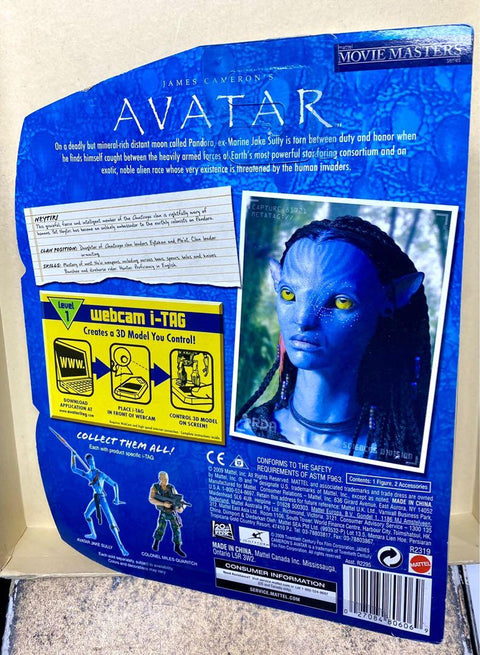 C926-495 MATTEL MOVIE MASTER JAMES CAMERON AVATAR 阿凡達 NEYTIRI 6” FIGURE