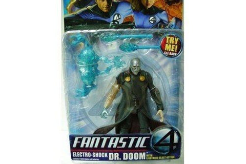 TOY BIZ 72334 漫威 神奇四俠 末日博士 MARVEL FANTASTIC 4 ELECTRO-SHOCK DR DOOM WITH LIGHTNING BLAST ACTION (LOTR 倉)