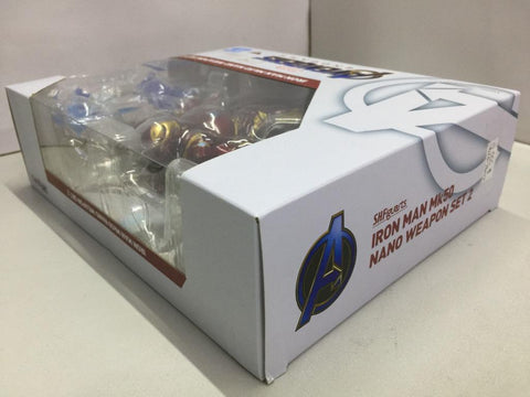 BANDAI S.H.FIGUARTS IRON MAN Mk50 NANO WEAPON SET 2 MARVEL AVENGERS ENDGAME (56710) (C1093-474)