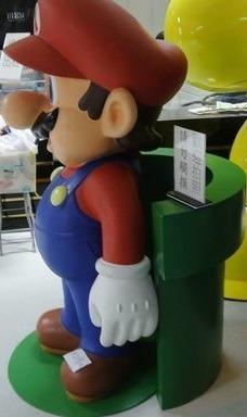 5尺高 孖寶兄弟 超級瑪利奧 瑪利奧 HUGE GIANT ENORMOUS SUPER MARIO MARIO 商場及店舖擺設 店頭品 NINTENDO