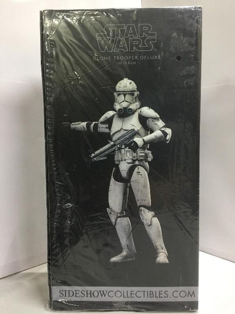 SIDESHOWS 1/6 Star Wars Clone Trooper Deluxe Veteran (22240) (C1098-17)