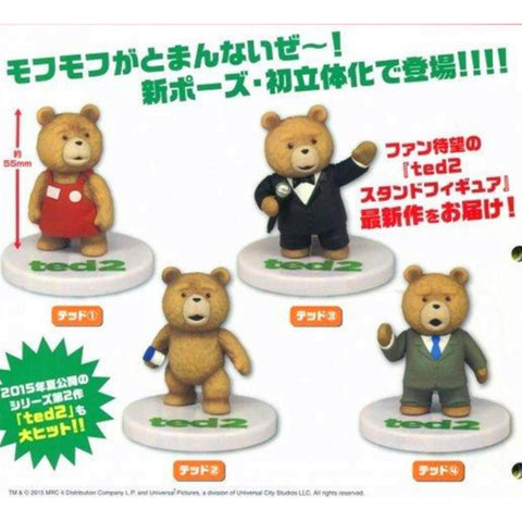 TAKARA TOMY ARTS 賤熊 TED STAND FIGURE 2 全4種 扭蛋 (BUY-82869-SPK-存)