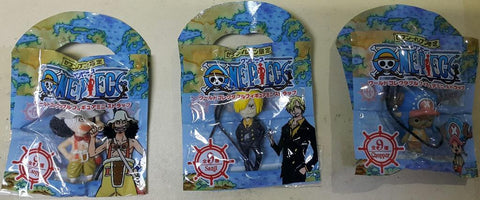 7-11 限定 海賊王 路飛 卓洛 奈美 烏索普 山治 索柏 魯賓 芬奇 布魯克 世界珍藏人物迷你吊飾 SEVEN-ELEVEN EXCLUSIVE ONE PIECE WORLD COLLECTABLE FIGURE MINI STRAP LUFFY ZORO NAMI USOPP SANJI CHOPPER ROBIN FRANKY BROOK SET (BUY-MC) 存