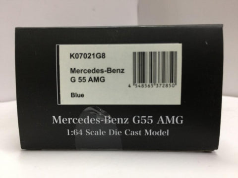 KYOSHO 1/64 MERCEDES-BENZ G55 AMG BLUE (K07021G8) (37285) (C1123-135)