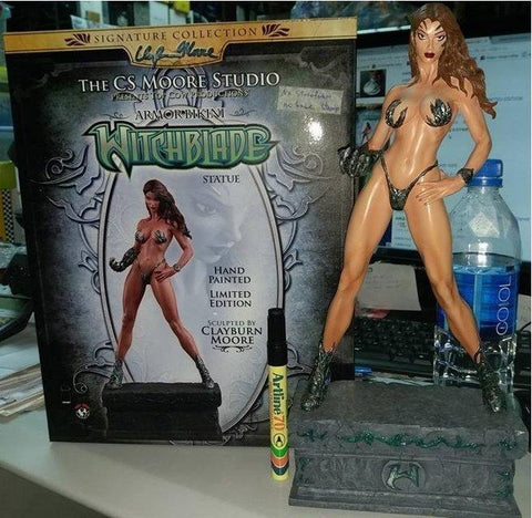 THE CS MOORE STUDIO WITCHBLADE ARMOR BIKINI STATUE FACTORY SAMPLE 4983 陶瓷製品 (BUY)