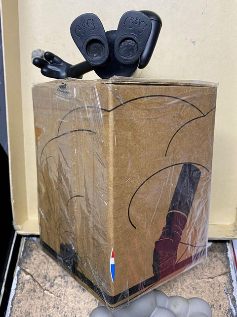 C775-284 HIEROPHAT URBAN ENTERTAINMENT ALEX LAU TOUCH STRESS OUT FIGURE  搪膠公仔