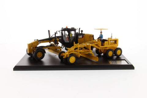 DIECAST MASTERS 1/50 Cat Diesel No. 12 & 12M3 Motor Grader (85560) (49560) (C1128-42)