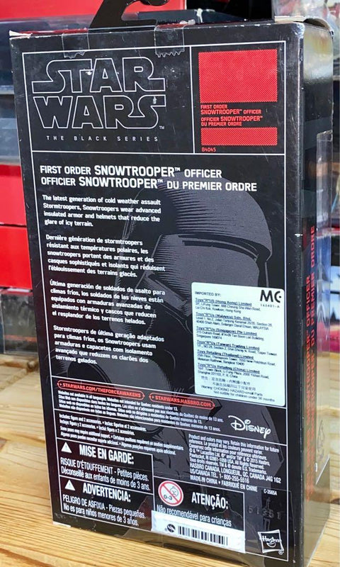 C576-1631-190 HASBRO STAR WARS 星球大戰 THE BLACK SERIES FIGURE FIRST ORDER SNOWTROOPER OFFICER 37452 C1033-246-200