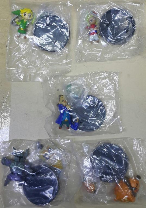 YUJIN 96847 薩爾達傳說 夢幻沙漏 桌面擺設 林克 泰特拉 萊恩巴克 幻影騎士  扭蛋套裝 THE LEGEND OF ZELDA PHANTOM HOURGLASS DESKTOP MASCOT LINK TETRA LINEBECK PHANTOM SET (BUY-MC) L