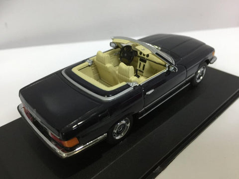 MINICHAMPS 1/43 MERCEDES 350 SL CABRIOLET 1970-80 DARK BLUE (01149) (BUY)