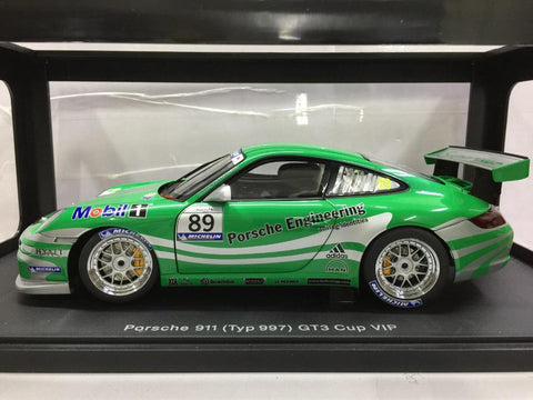 AUTOART 1/18 PORSCHE 911 (997) GT3 CUP 2006 VIP/GREEN LIVERY (80682)