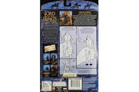 TOY BIZ 81307 魔戒三部曲 亞拉岡 THE LORD OF THE RINGS THE TWO TOWERS ARAGORN WITH SWORD-SLASHING (LOTR)