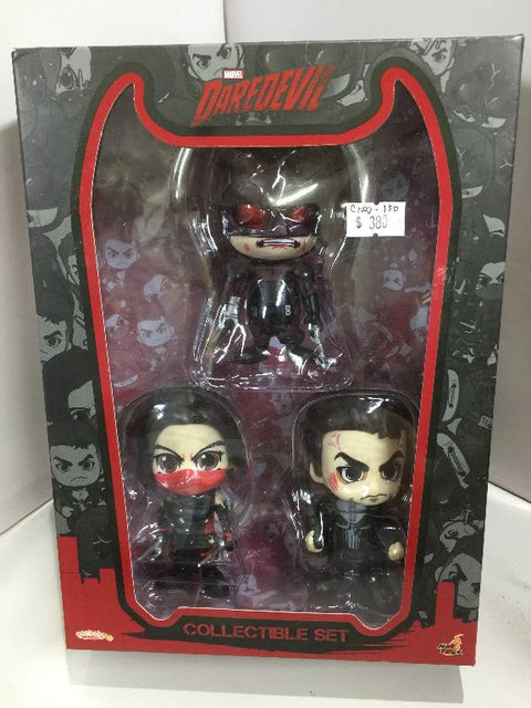 Hot Toys Daredevil Cosbaby Set of 3 Marvel Bobble Head COSB351 (18253) (C1022-150)