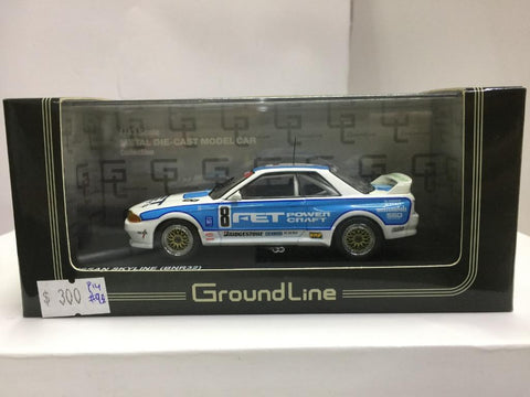 GROUNDLINE 1/43 NISSAN SKYLINE BNR32 1993 Gr. A FET SPORTS GT-R (CB4393008) (11548) (PIU93)