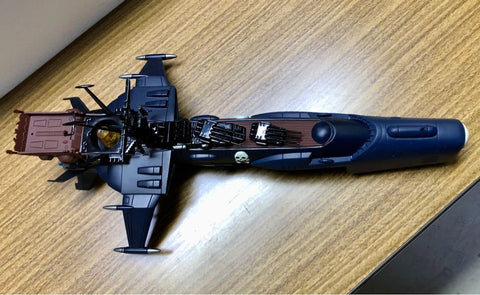 AOSHIMA 82022 新世紀合金 宇宙海賊 愛干達號 MILK 雜誌 藍色限量版 MIRACLE HOUSE SGM-01 ARCADIA LEIJI’S SPACE BATTLE SHIP BLUE VERSION (SGM-1-520) 1137260677