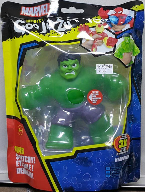 CHARACTER 21319 漫威英雄人物系列 功夫英雄 變形俠醫 MARVEL HEROES GOO JIT ZU SUPER STRETCHY HULK (EPC-2145A-30) 存
