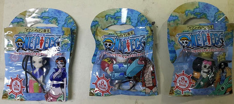 7-11 限定 海賊王 路飛 卓洛 奈美 烏索普 山治 索柏 魯賓 芬奇 布魯克 世界珍藏人物迷你吊飾 SEVEN-ELEVEN EXCLUSIVE ONE PIECE WORLD COLLECTABLE FIGURE MINI STRAP LUFFY ZORO NAMI USOPP SANJI CHOPPER ROBIN FRANKY BROOK SET (BUY-MC) 存