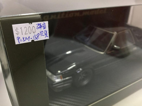 IGNITION MODEL 1/18 TOYOTA SOARER 2.0 GT Z10 BLACK SILVER (90369) (P15M-158)