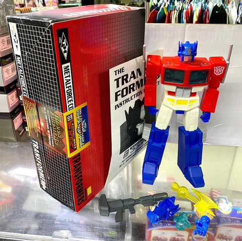 C253-676 TAKARA 1999 TRANSFORMERS MFC01 AUTOBOT COMMANDER G-1 OPTIMUS PRIME TIME HOUSE 空心膠