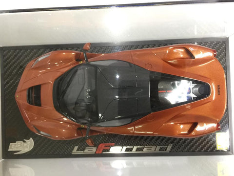 BBR 1/18 Ferrari "LaFerrari" Orange Copper Carbon Roof Limited 40pcs 手辦車 (74641) (C524-222)