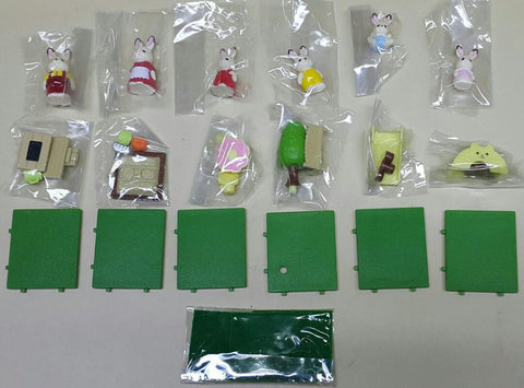 EPOCH 75500 森林家族 扭蛋系列 相連的草坪花園和家具套裝 第一彈 SYLVANIAN FAMILIES CAPSULE COLLECTION CONNECTED LAWN GARDEN & FURNITURE SET 1 (BUY-CW)