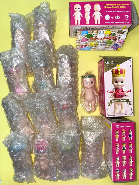 SONNY ANGEL MINI FIGURE CROWN SERIES SET OF 11 +2 SECRET LAUREL WREATH CROWN 連2 隻月桂花環 特別版 欠1 隻深藍色（BUY)